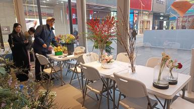 不一样的正月十五城市花园店内花艺沙龙来了
